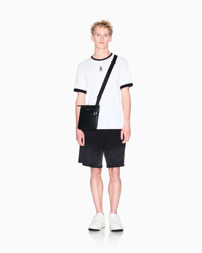 Slim-fit T-shirt in ribbed cotton