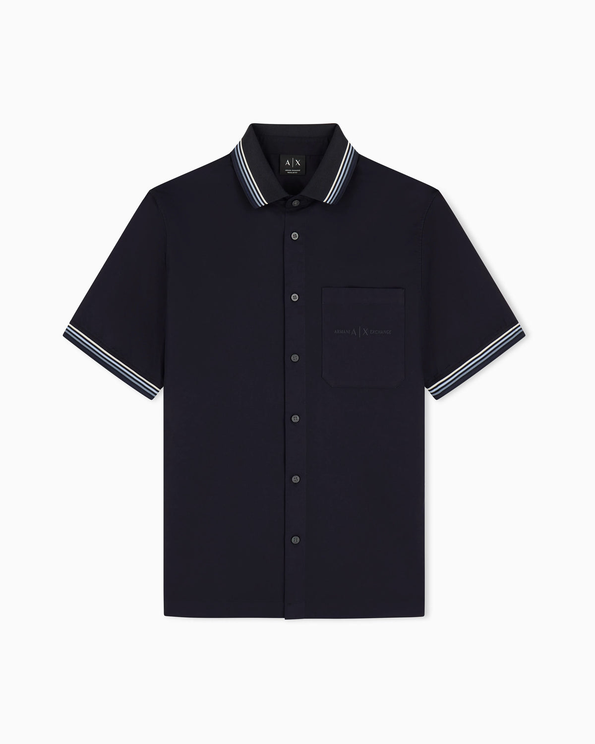 Casual Shirt in Cotton Twill with Delicate Texture