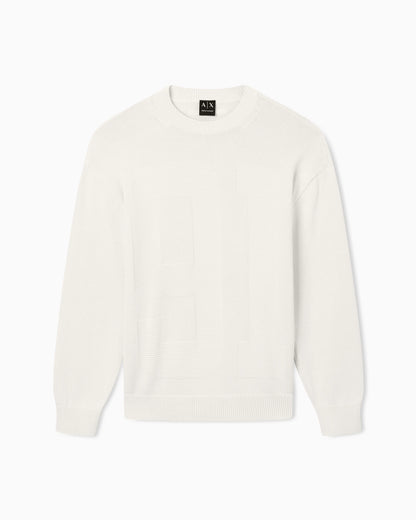 Ribbed Crew Neck Sweater