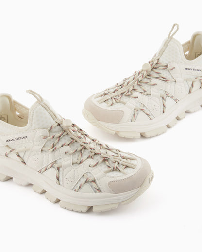 Trekking lace-up sneakers