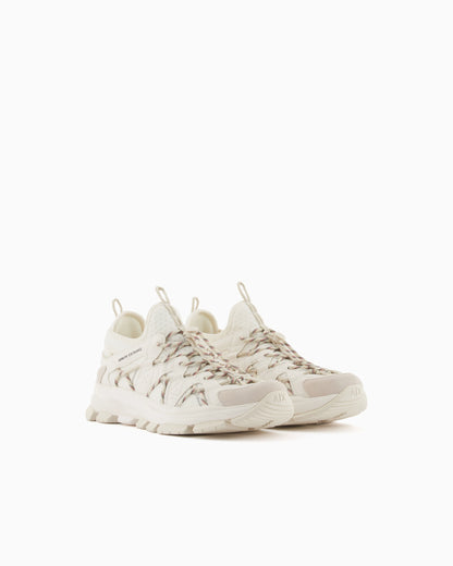 Trekking lace-up sneakers