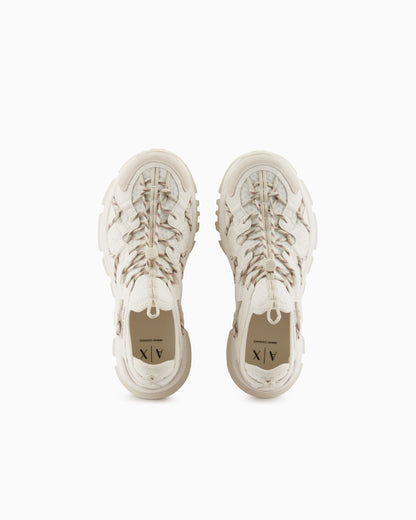Trekking lace-up sneakers