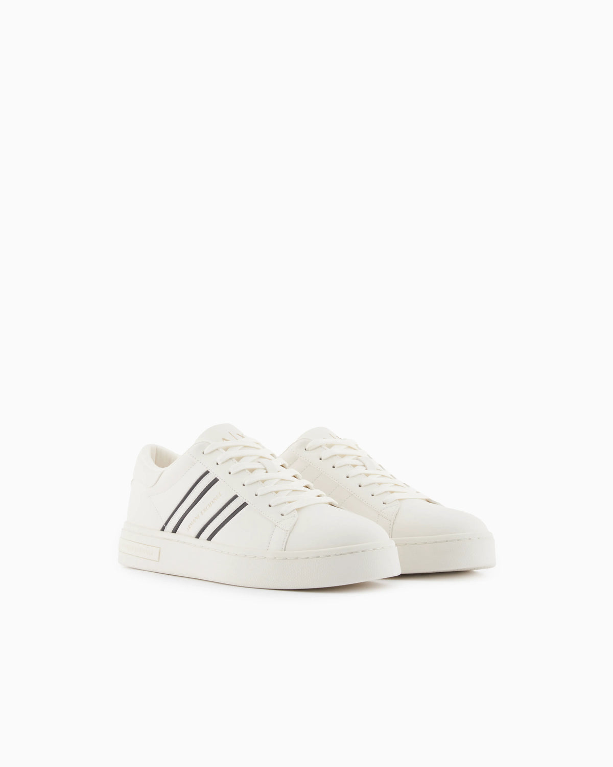 sneakers with webbing and rubber sole