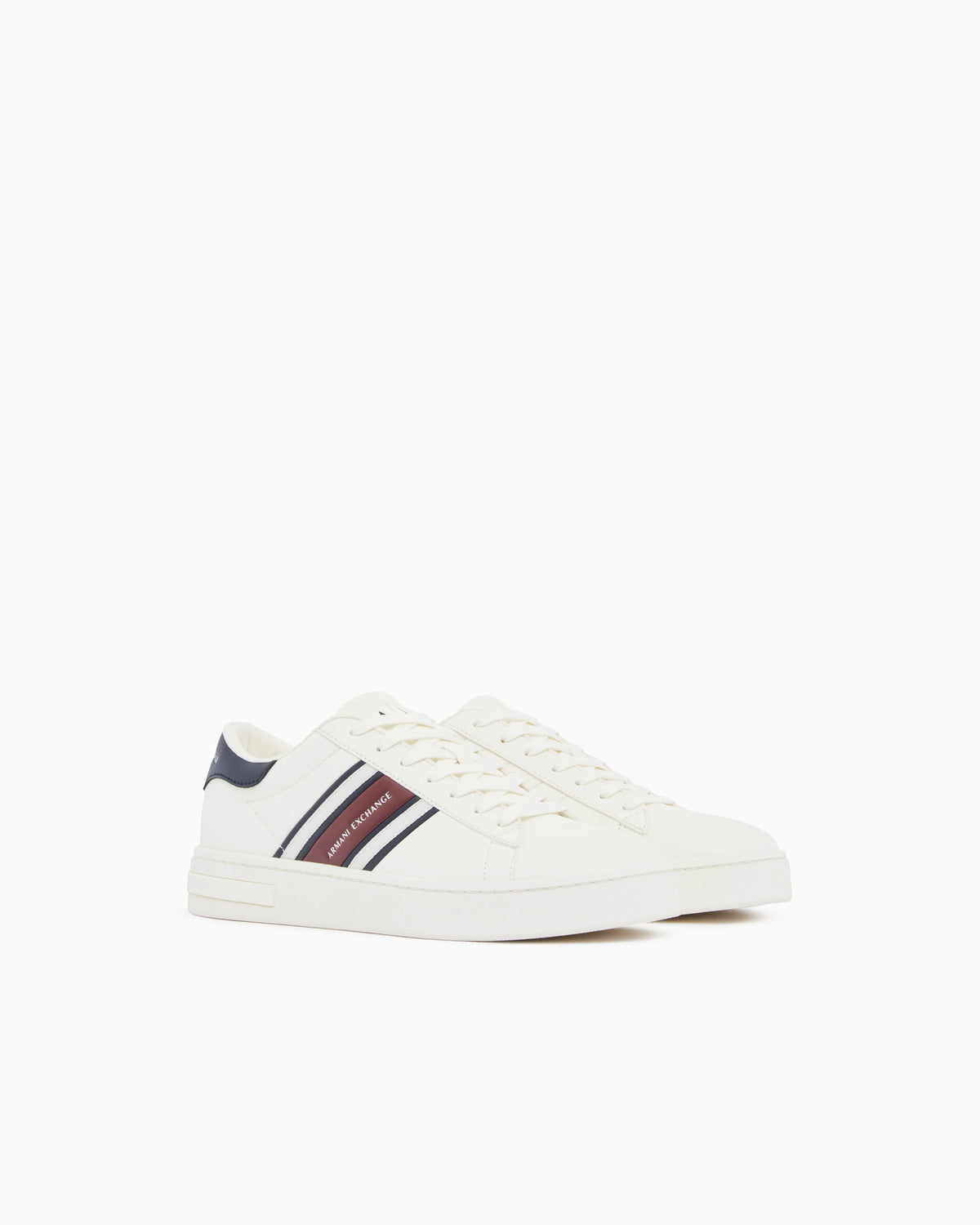 sneakers with webbing and rubber sole