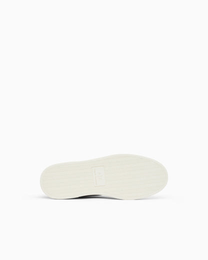 sneakers with webbing and rubber sole