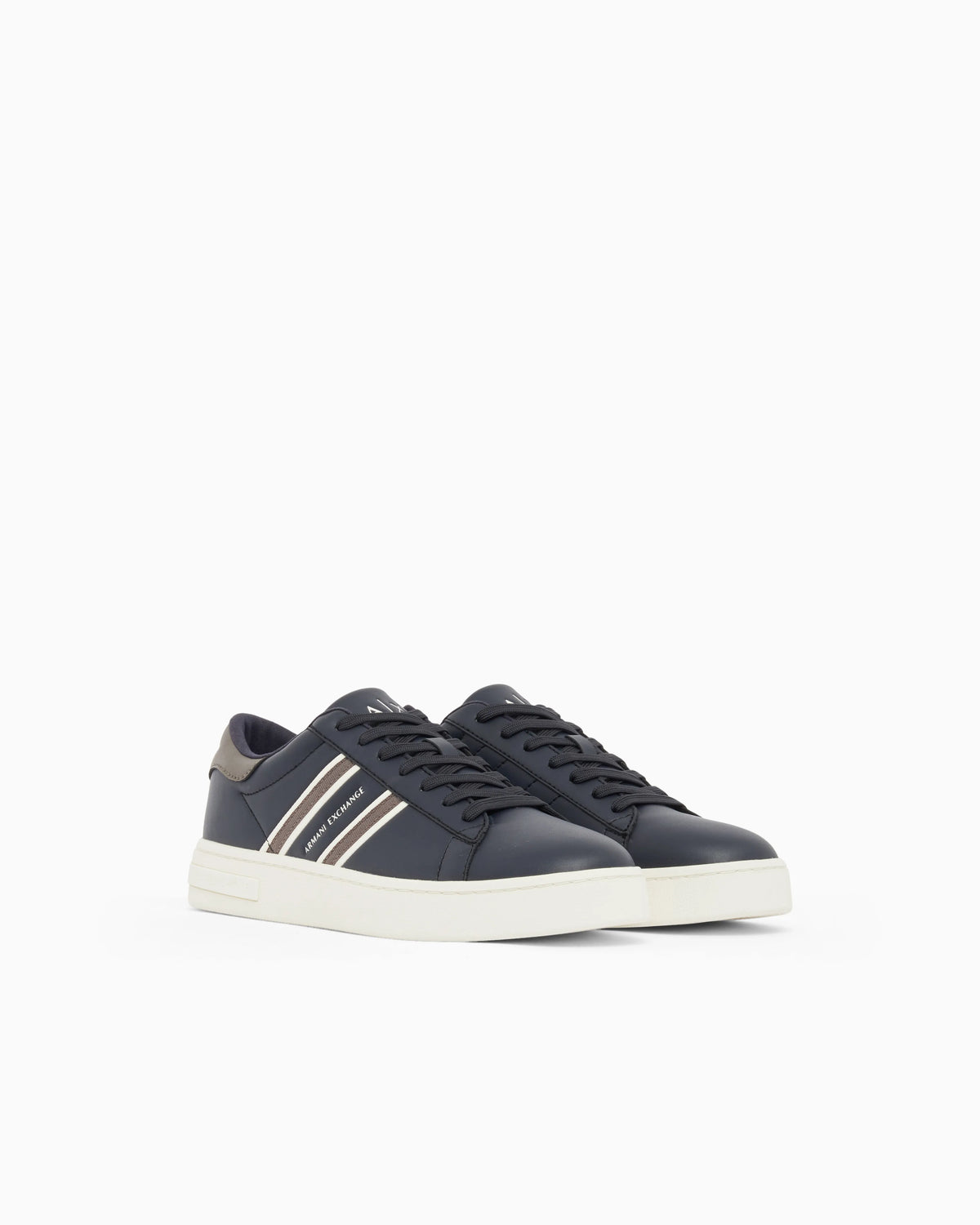 sneakers with webbing and rubber sole