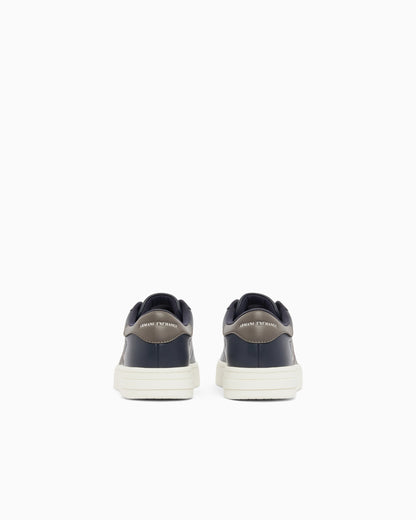 sneakers with webbing and rubber sole