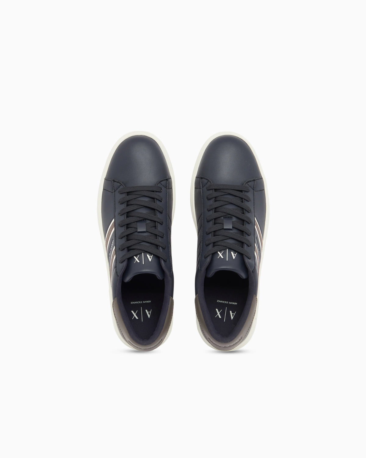 sneakers with webbing and rubber sole