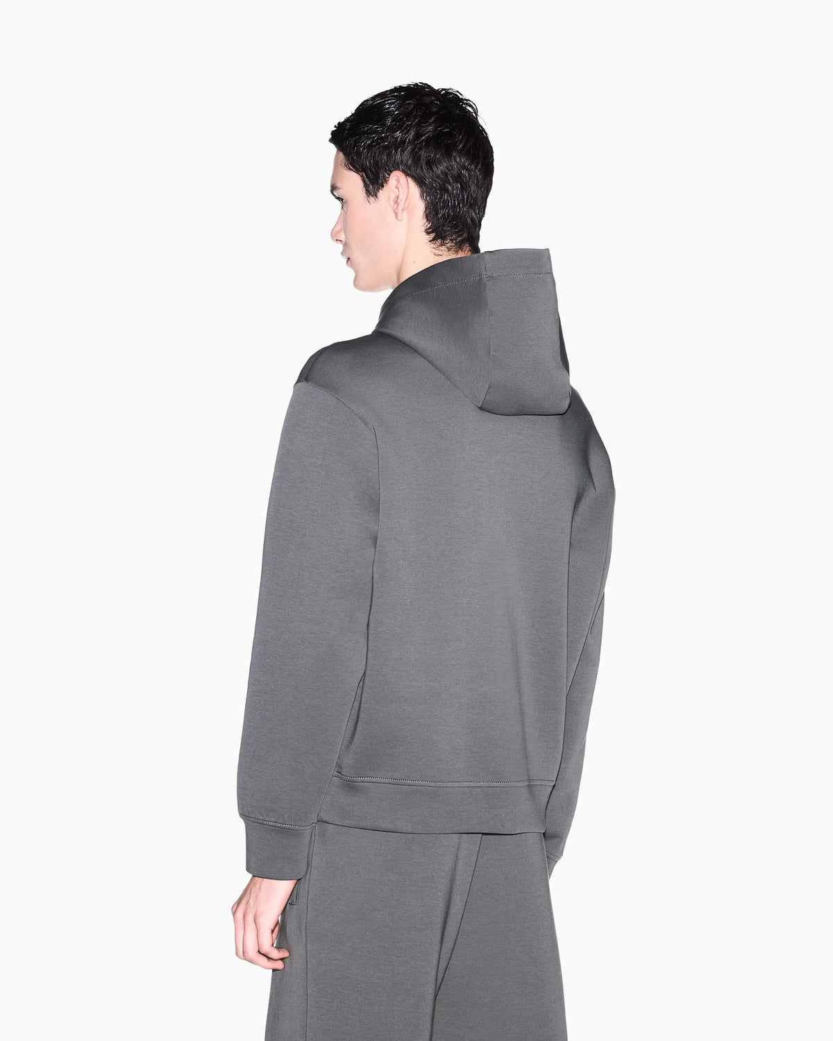 Hoodie in technical fabric