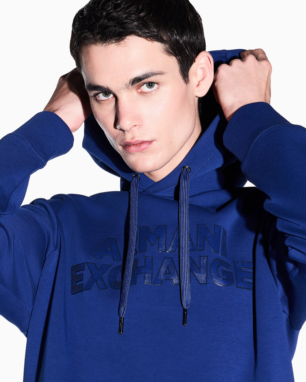 Hoodie in technical fabric