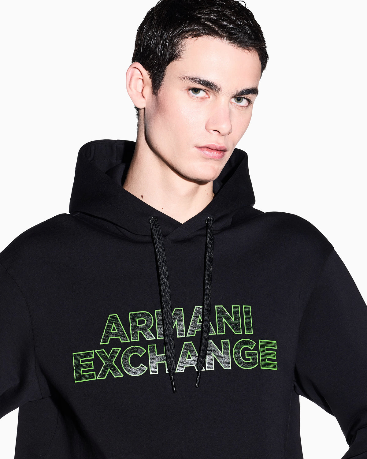 Hoodie in technical fabric