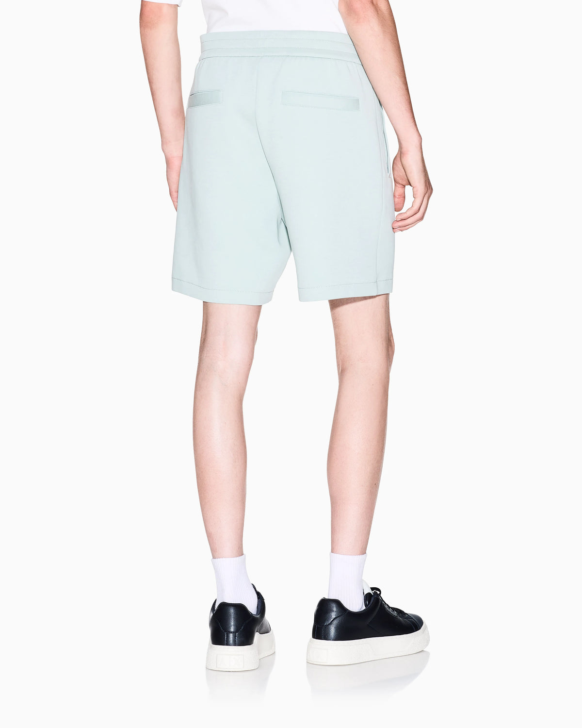 Bermuda shorts in fleece fabric