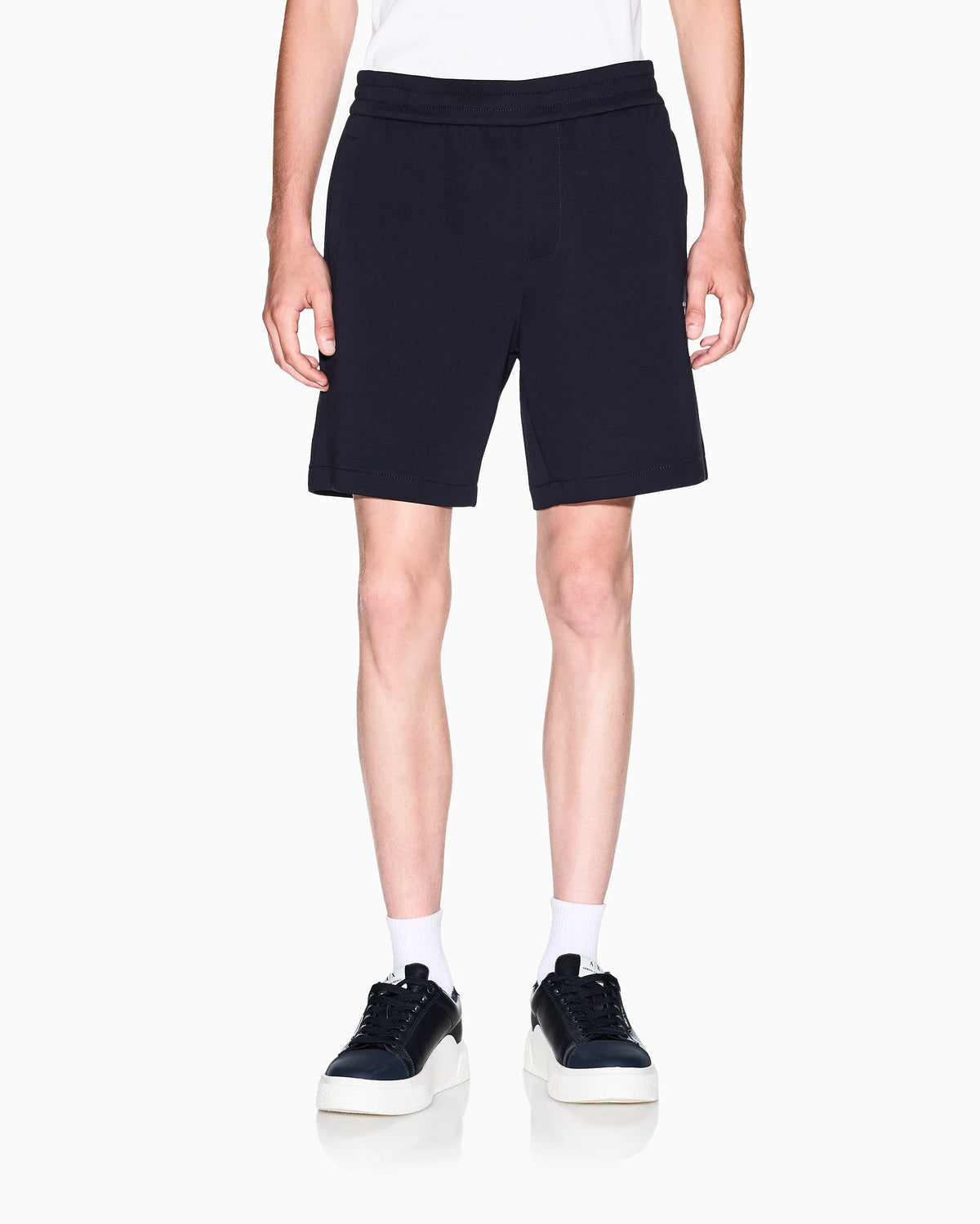 Bermuda shorts in fleece fabric