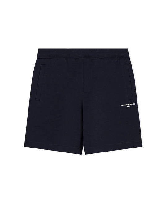 Bermuda shorts in fleece fabric