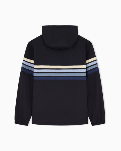 Minimal chic stretch nylon technical blouson