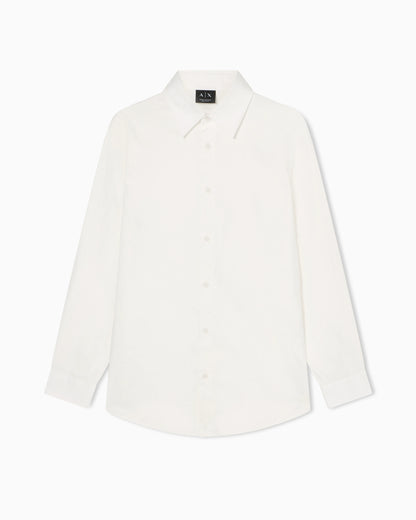 Casual Shirt in Textured Cotton Jacquard