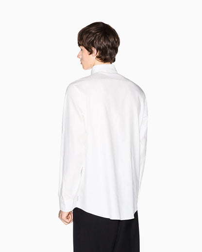Casual Shirt in Textured Cotton Jacquard