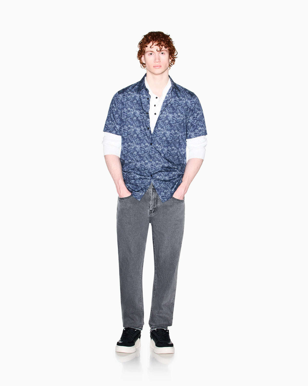 Oversized cotton shirt