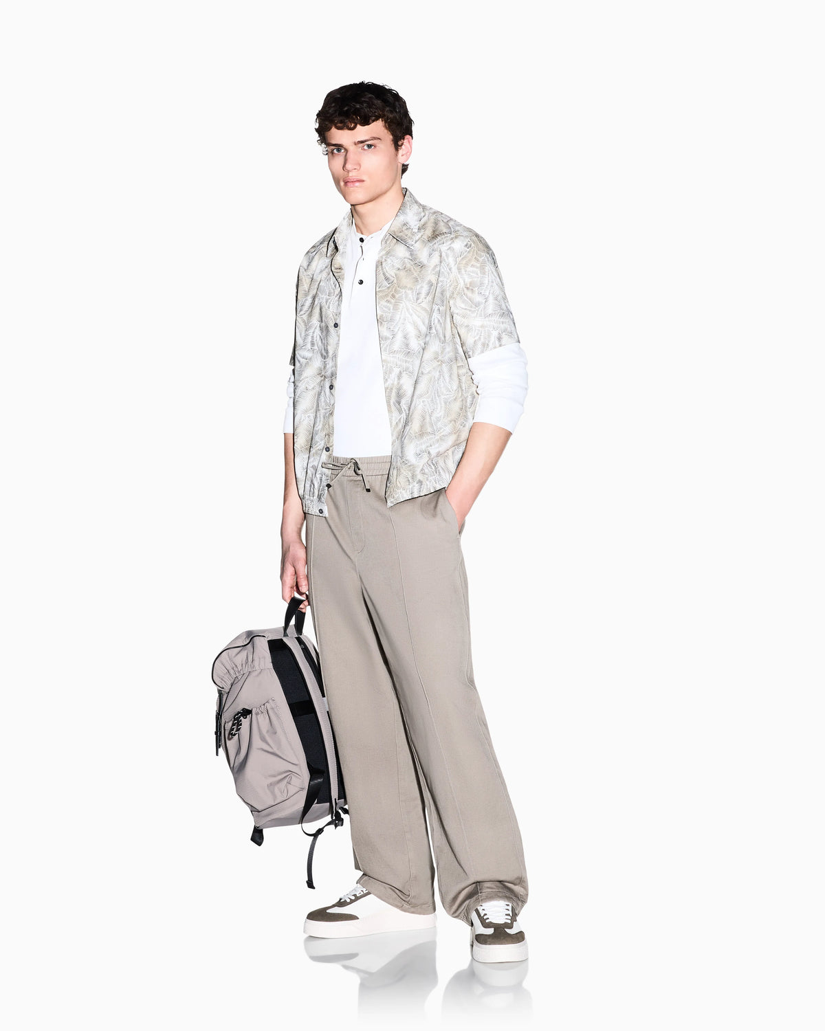 Fresh Cotton Shirt with Hidden Button Placket