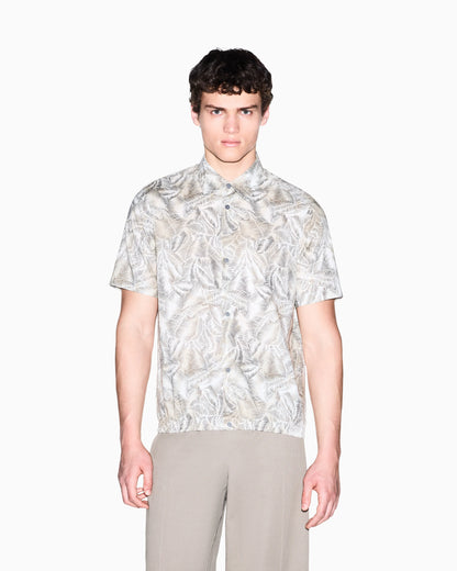Fresh Cotton Shirt with Hidden Button Placket