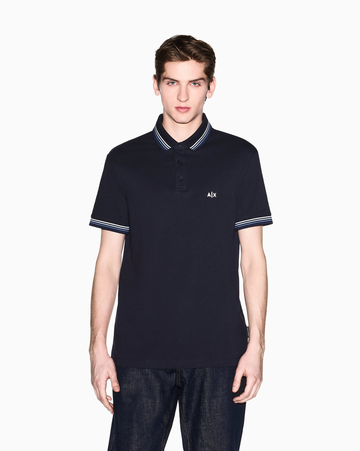 Classic Polo Shirt in Breathable Cotton Piqué