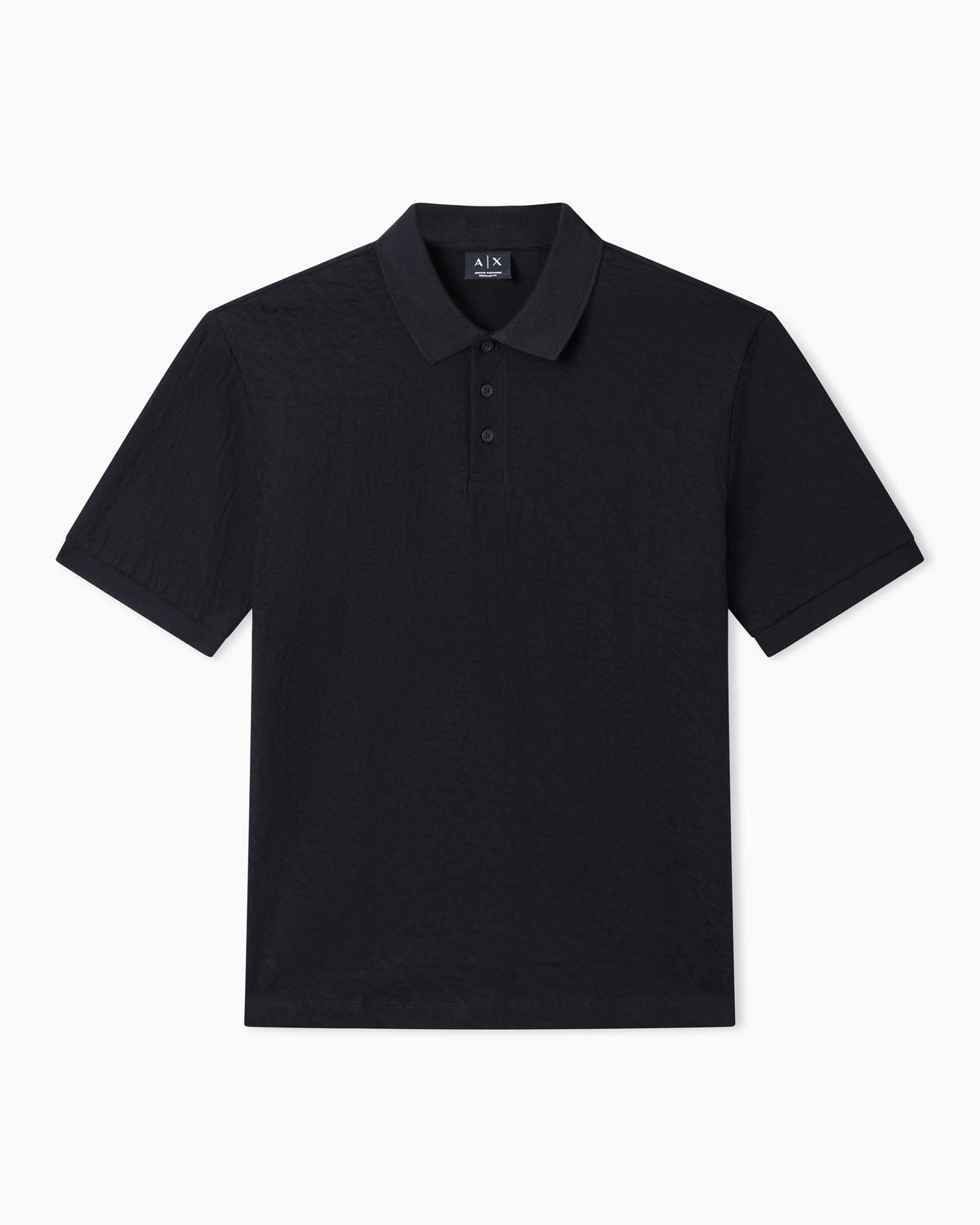 Jacquard polo shirt in mercerized cotton