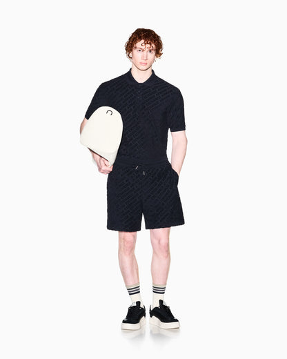 Cotton Pique Polo with Contrasting Details