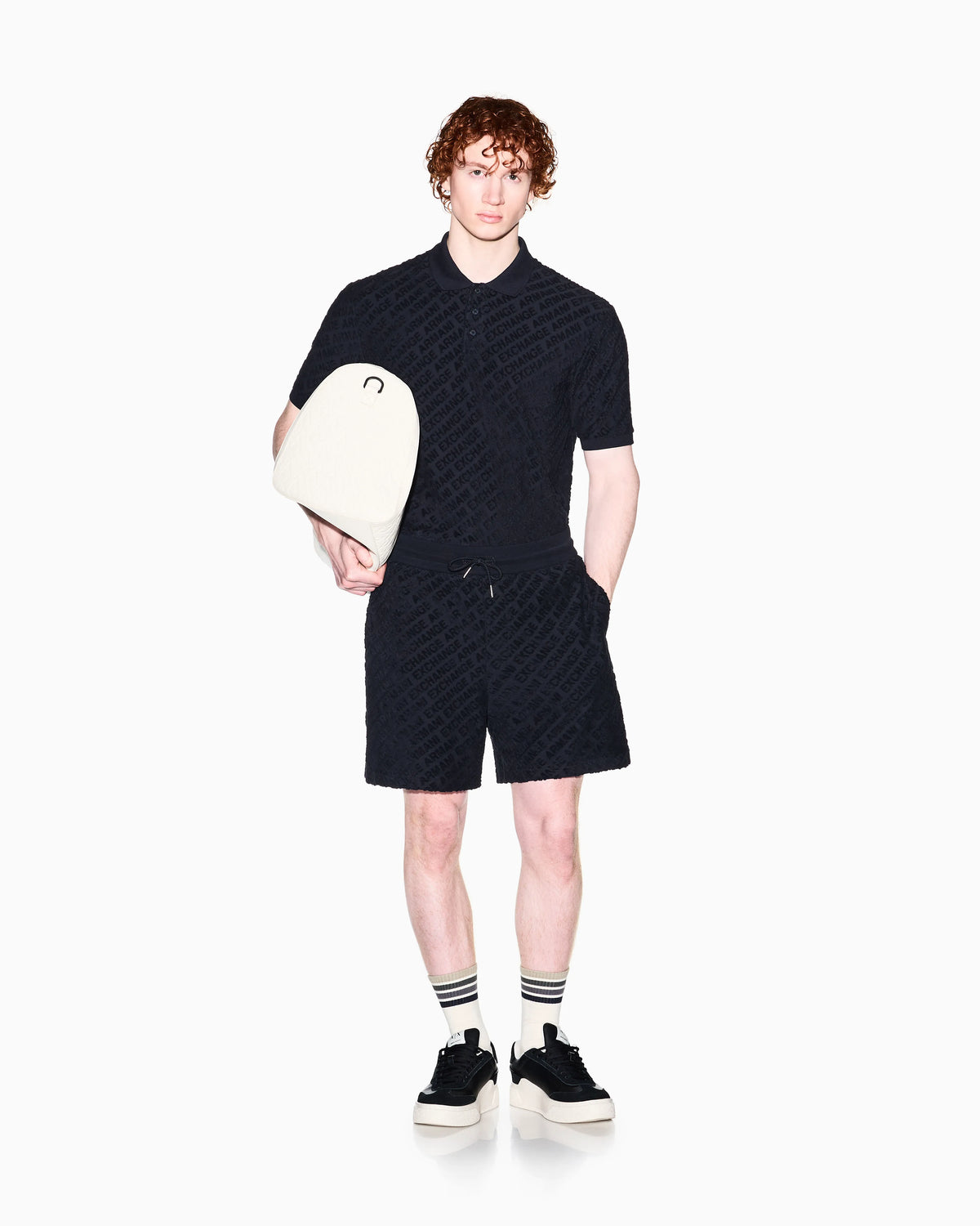Cotton Blend Bermuda Shorts