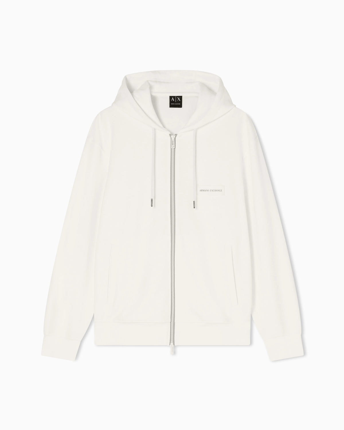 Zip-up cotton sweatshirt