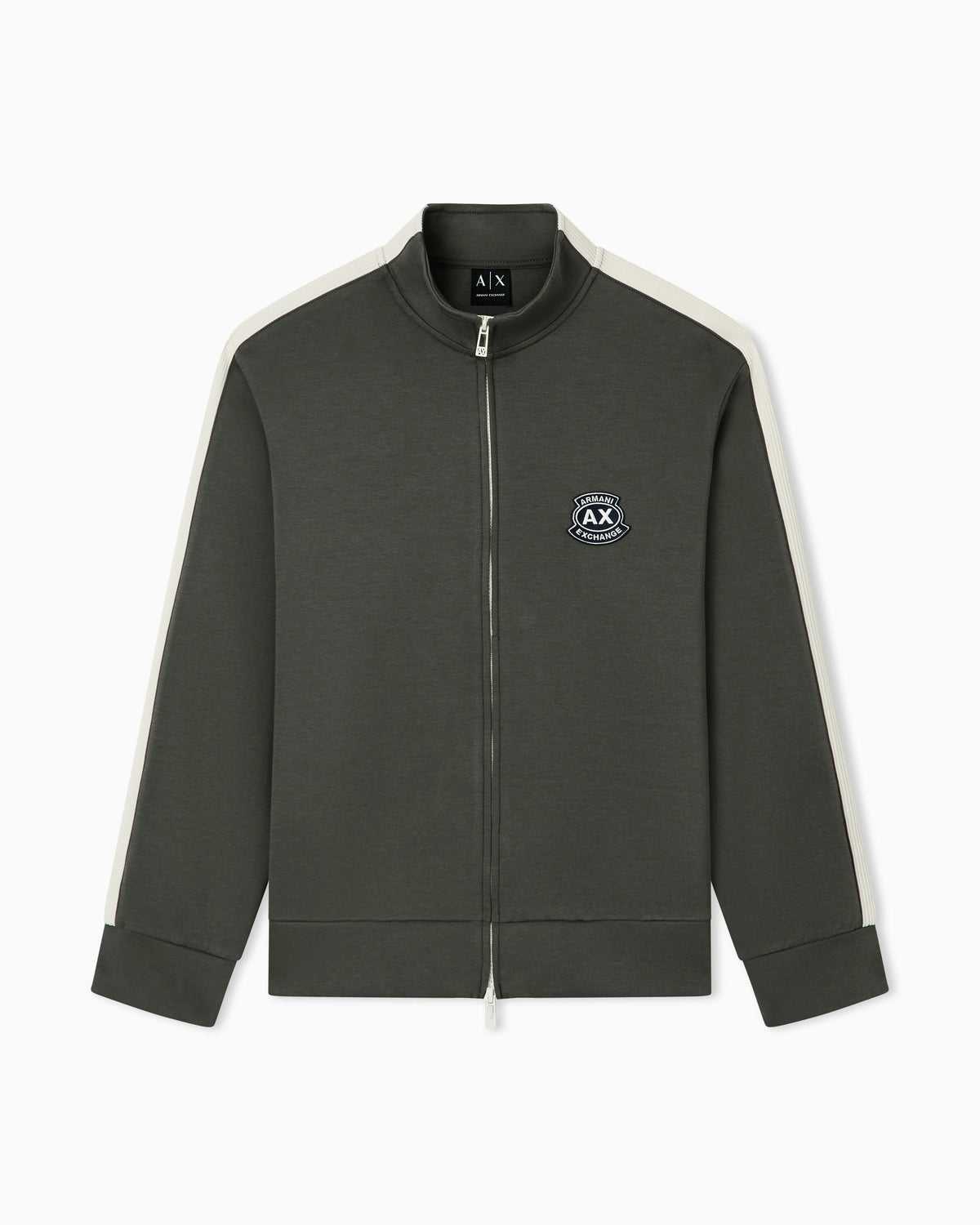 Stretch bonded cotton sweatshirt