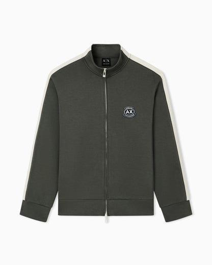 Stretch bonded cotton sweatshirt
