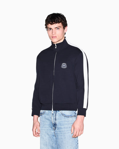 Stretch bonded cotton sweatshirt