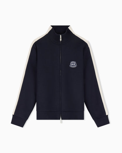 Stretch bonded cotton sweatshirt