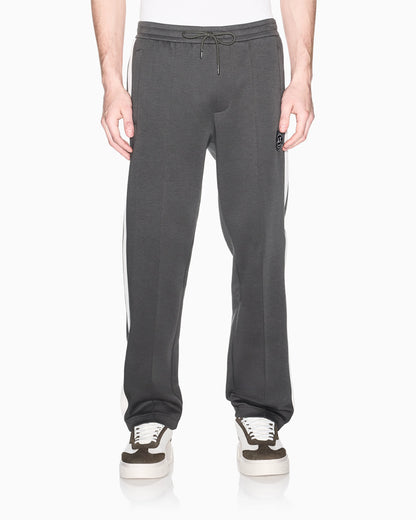 Jogger trousers in bonded fabric
