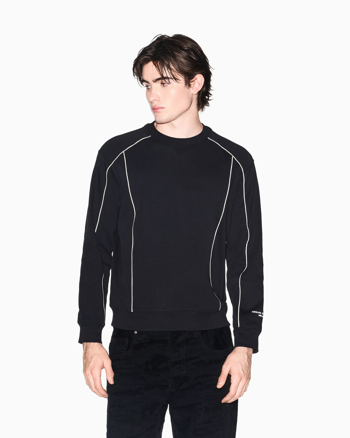 Sophisticated Comfort Crewneck Interlock Sweatshirt