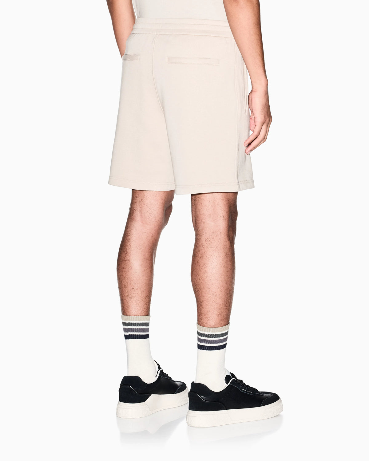 Cotton French Terry Sports Bermuda Shorts