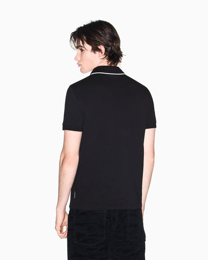 Classic Polo Shirt in Breathable Cotton Piqué