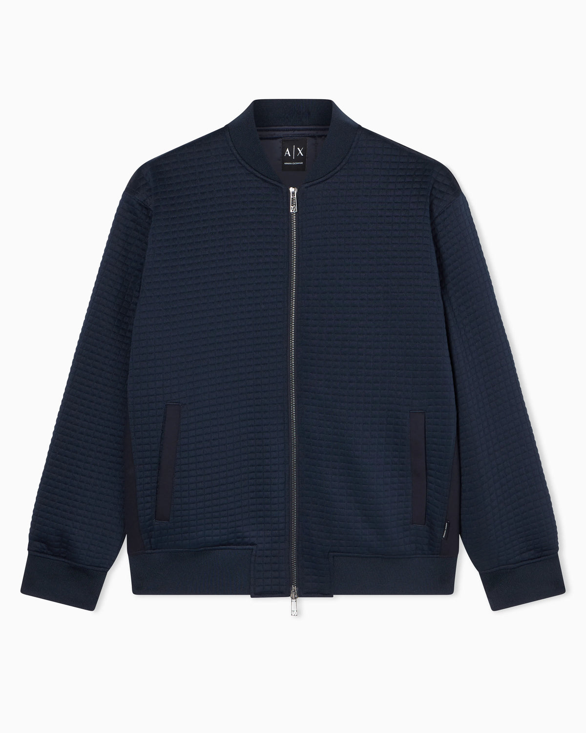Blouson in mixed fabric