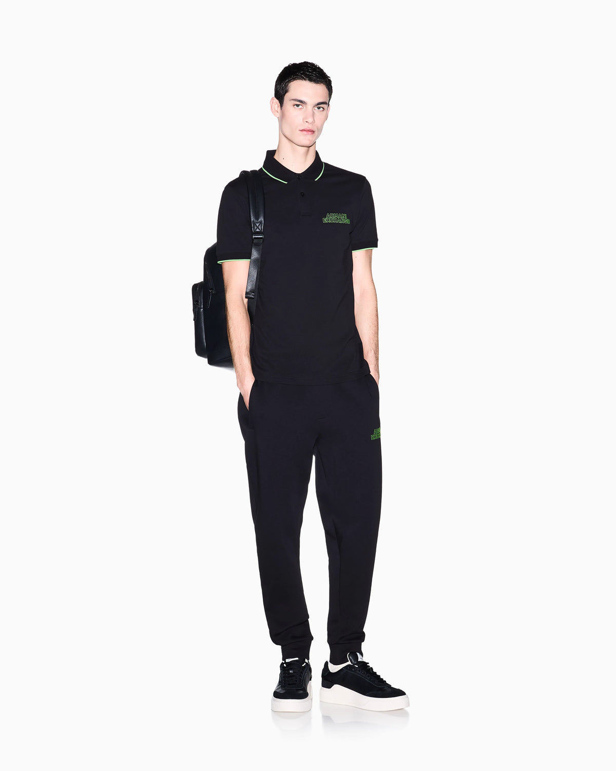 Technical fabric jogger pants