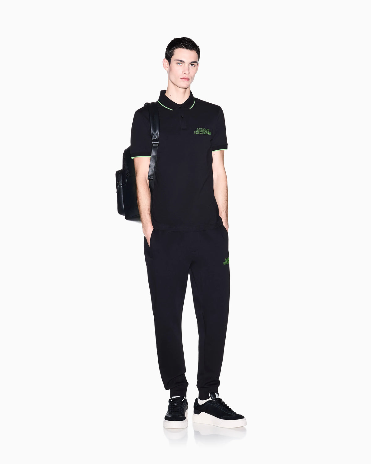 Polo shirt in technical fabric