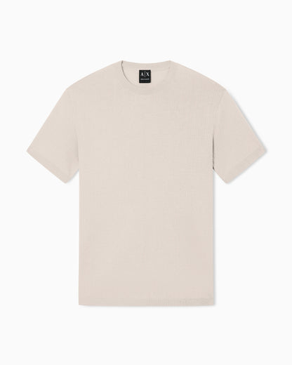 Ribbed cotton tricot top