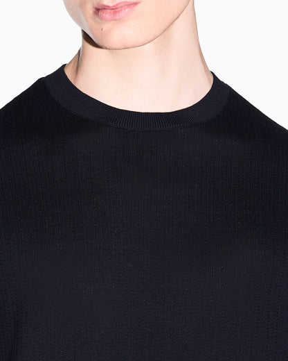 Ribbed cotton tricot top