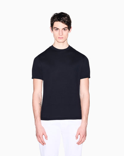 Ribbed cotton tricot top