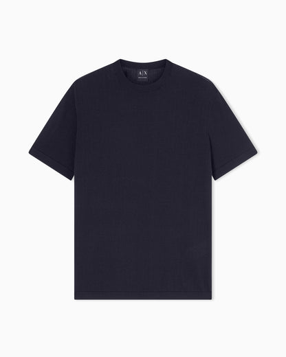 Ribbed cotton tricot top