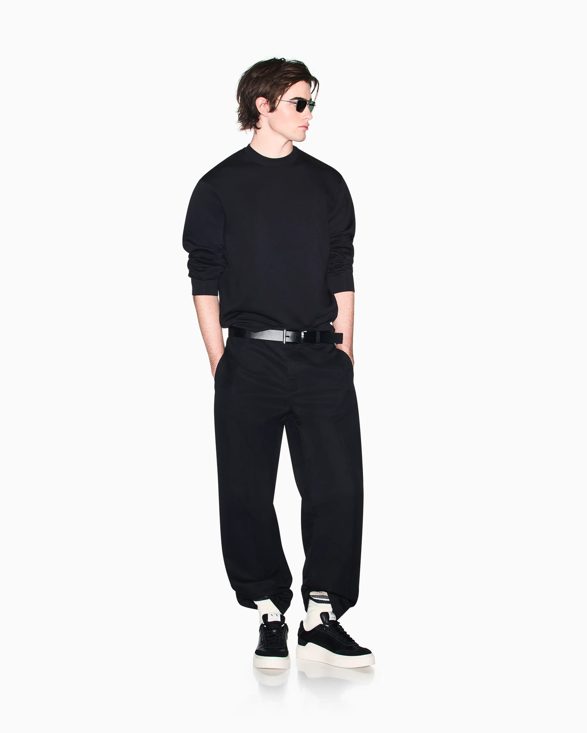 Stretch Bonded Cotton Sweatshirt