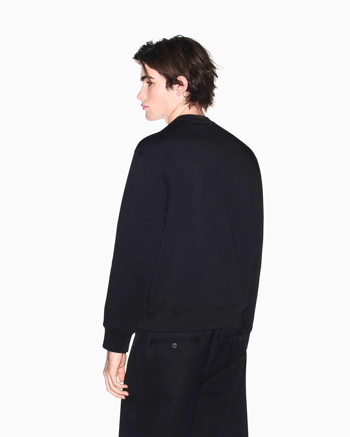 Stretch Bonded Cotton Sweatshirt