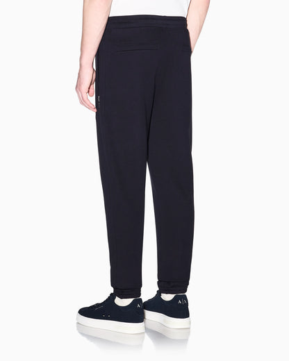 Diagonal sweatpants in comfort fit cotton