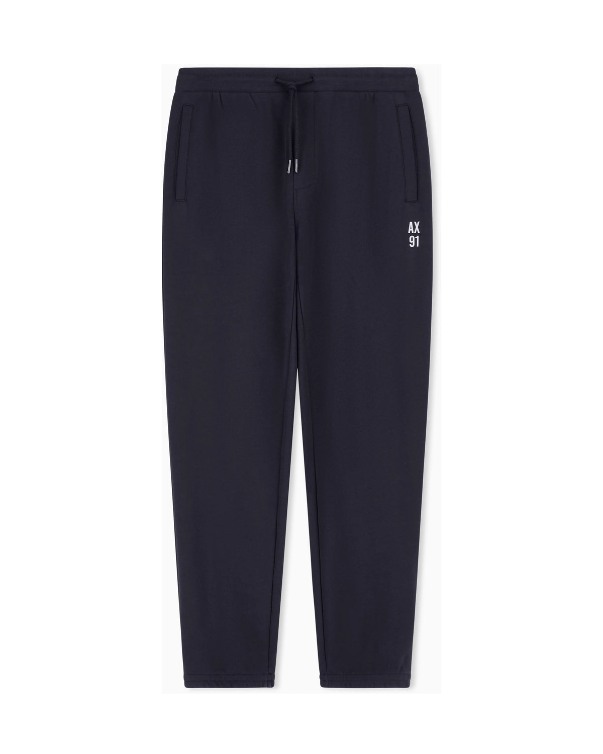 Diagonal sweatpants in comfort fit cotton