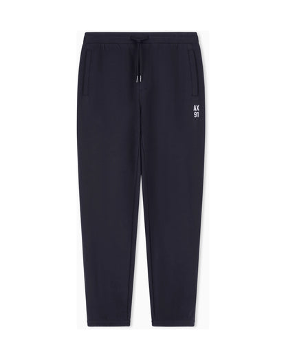 Diagonal sweatpants in comfort fit cotton