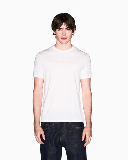 Slim-Fit T-shirt in Cotton Jersey with tonal embossed logo